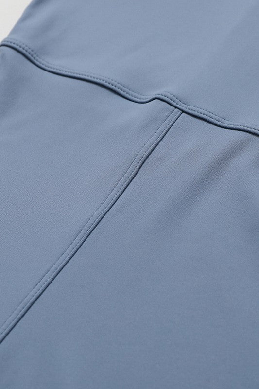 Zippered Activewear Romper – High-Performance Jumpsuit