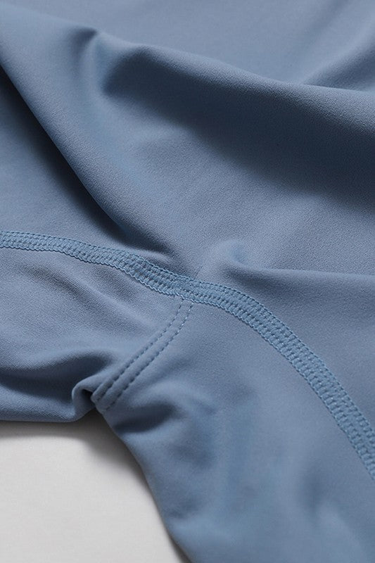 Zippered Activewear Romper – High-Performance Jumpsuit