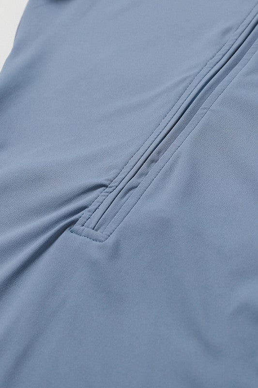 Zippered Activewear Romper – High-Performance Jumpsuit