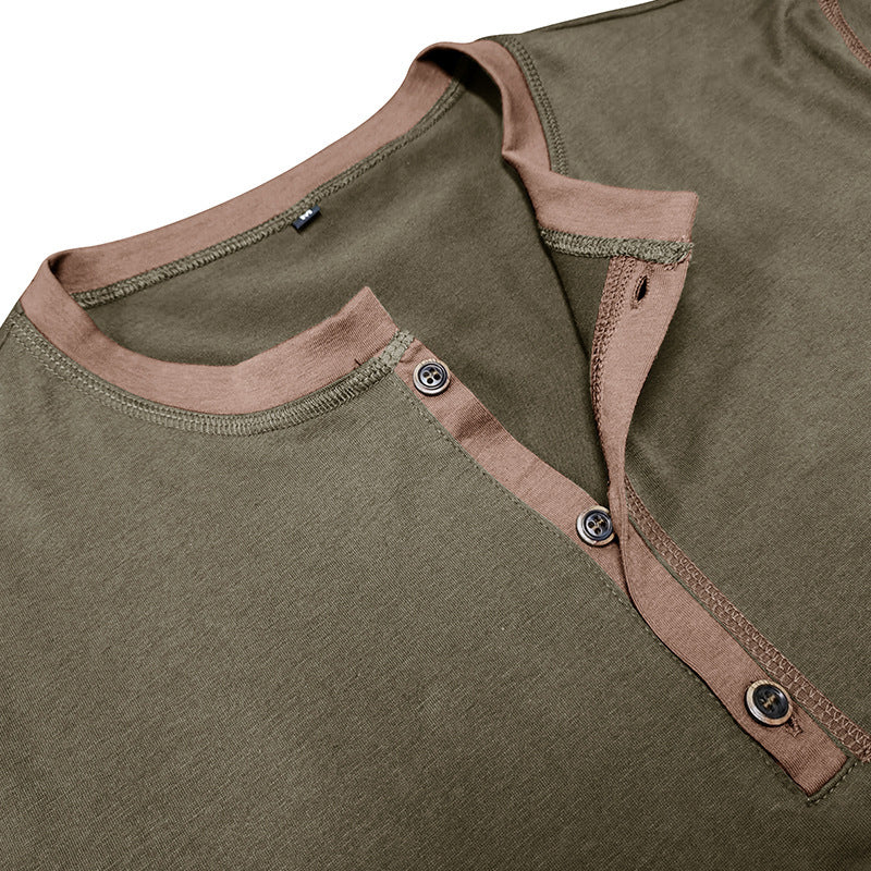 Men’s Summer Polo V-Neck Short Sleeve Shirt
