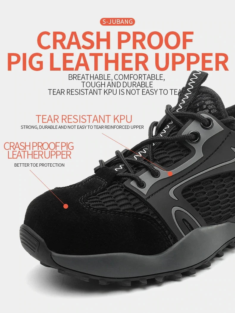 Breathable Anti-Collision Safety Shoes