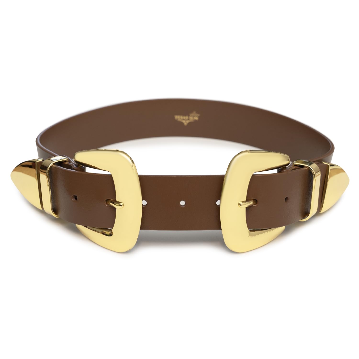 Double Buckle Western Belt – Women’s Fashion
