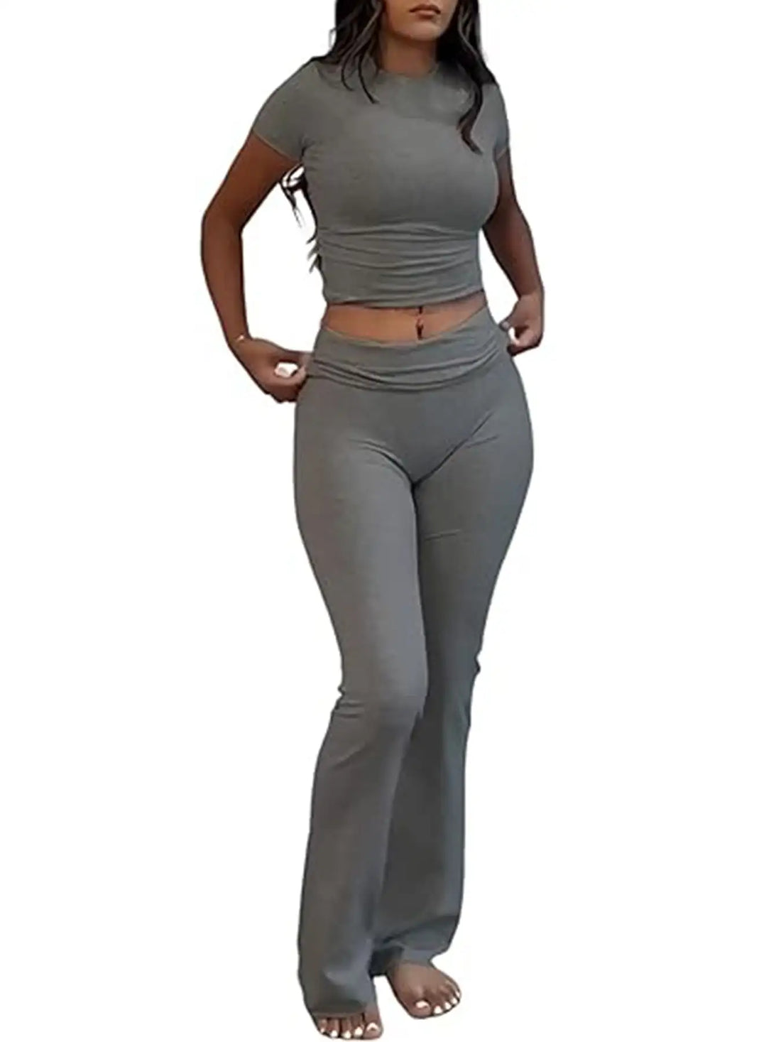 Women’s Casual Slim Fit Two-Piece Set