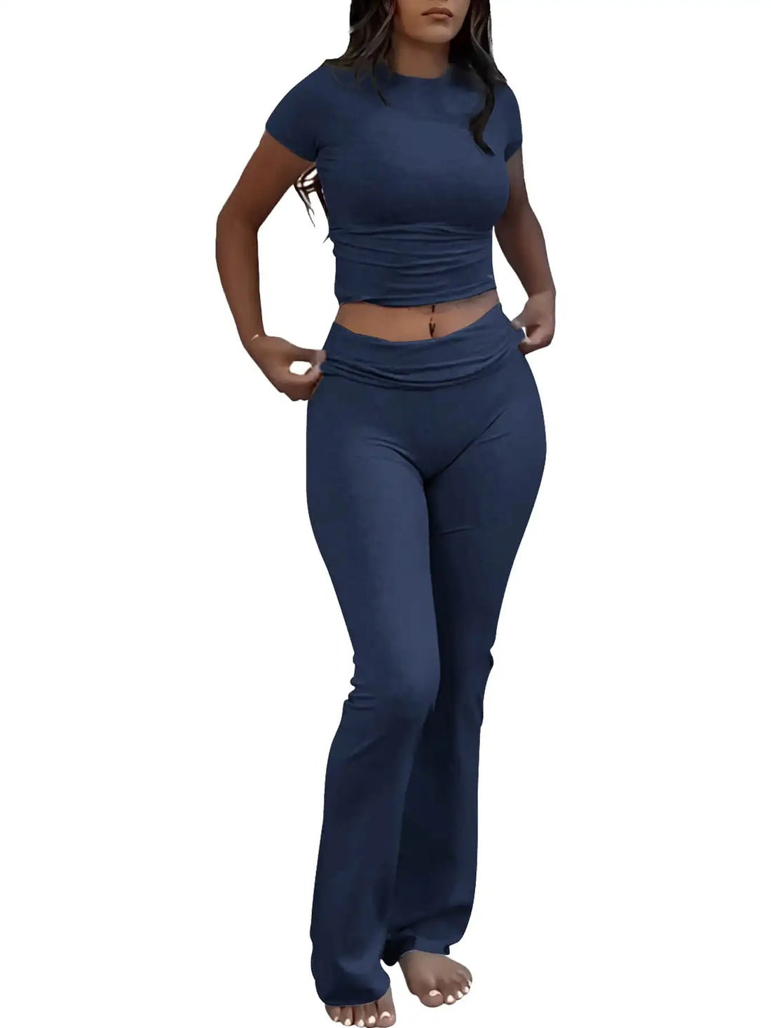 Women’s Casual Slim Fit Two-Piece Set