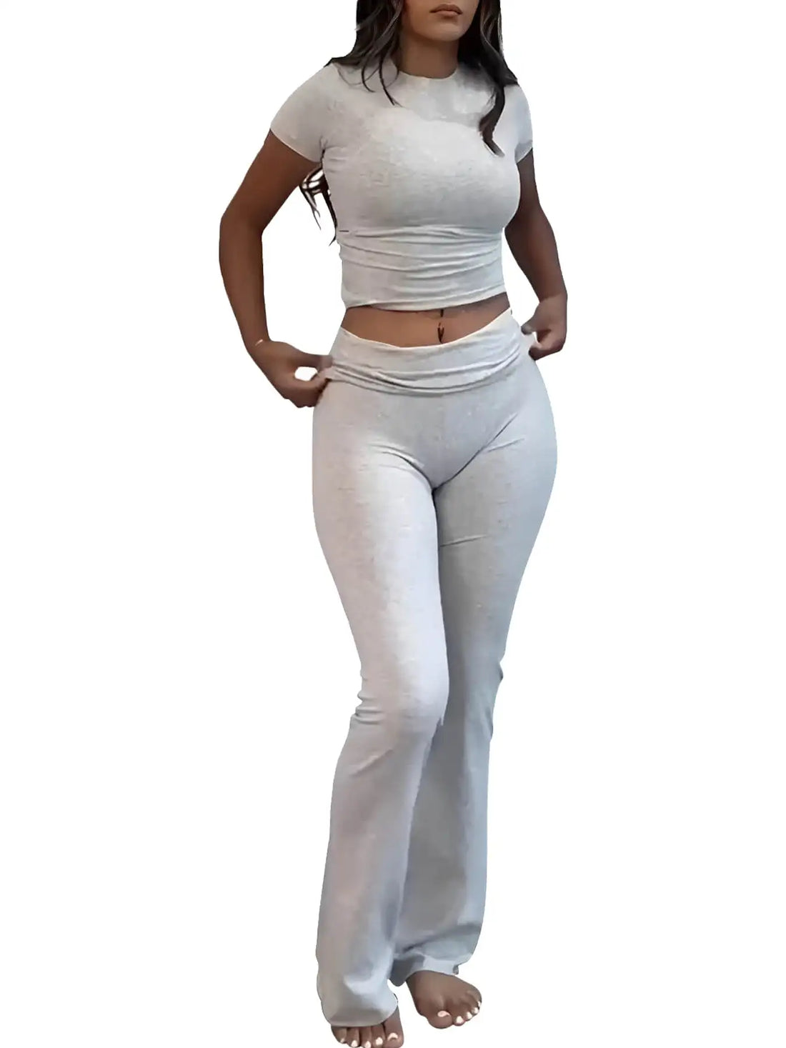Women’s Casual Slim Fit Two-Piece Set