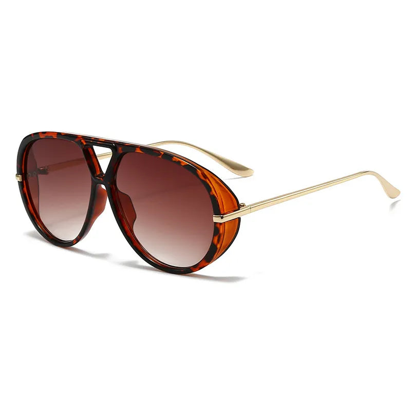Aviator Yellow Lens Fashion Sunglasses