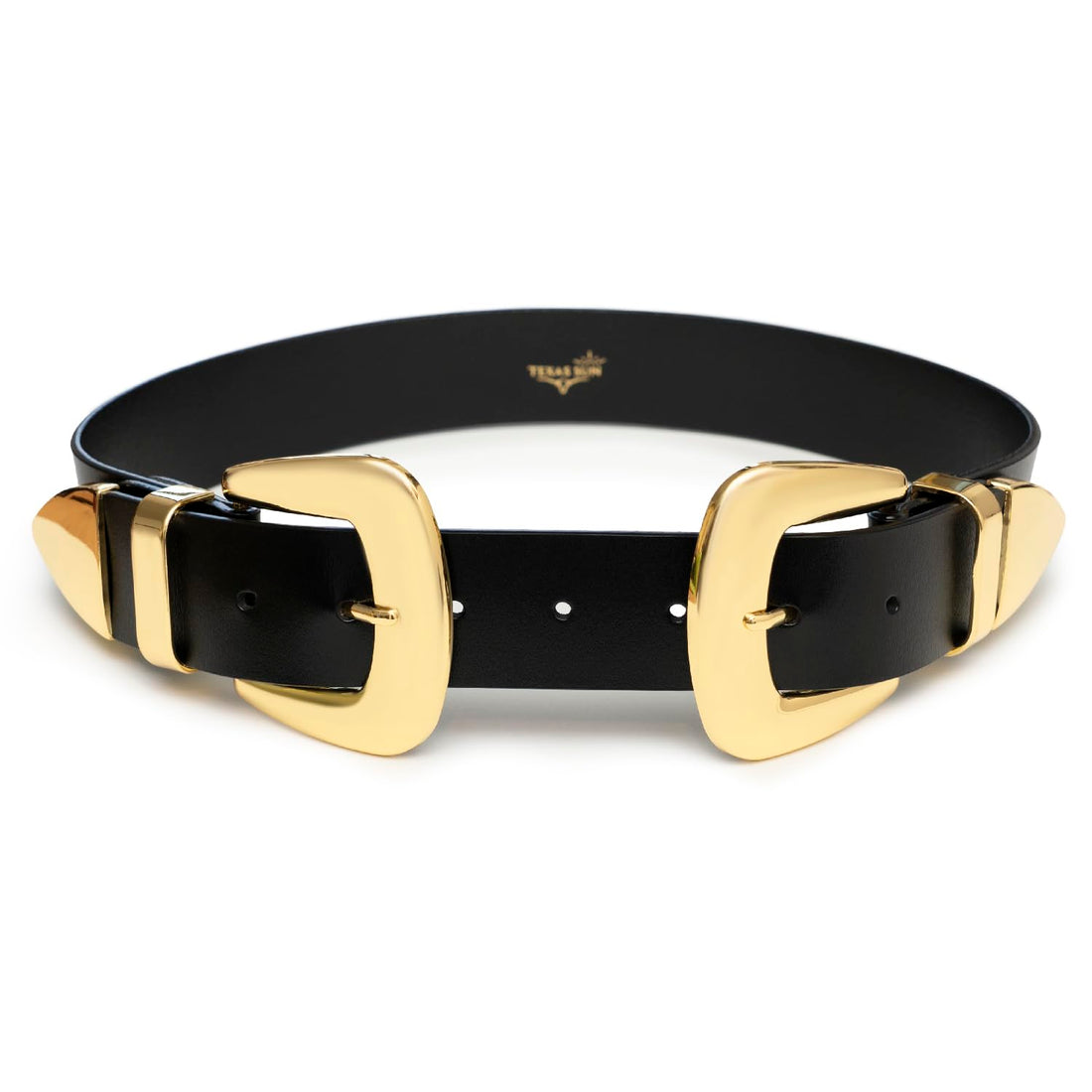 Double Buckle Western Belt – Women’s Fashion