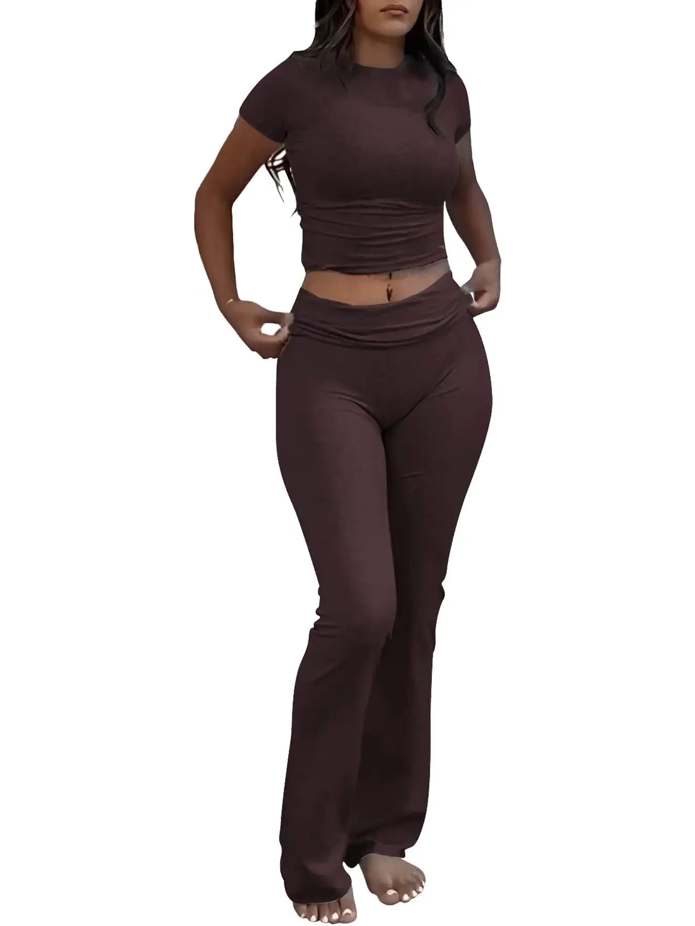 Women’s Casual Slim Fit Two-Piece Set