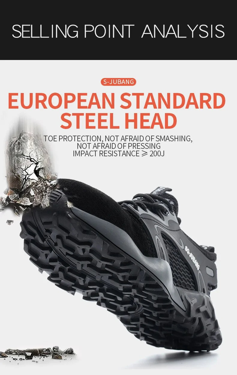 Breathable Anti-Collision Safety Shoes