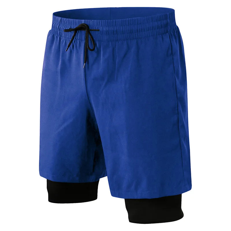 Men’s 4-Way Stretch Black Sports Shorts