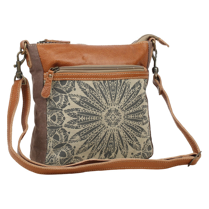 Myra Dizzy Circle Leather Shoulder Bag