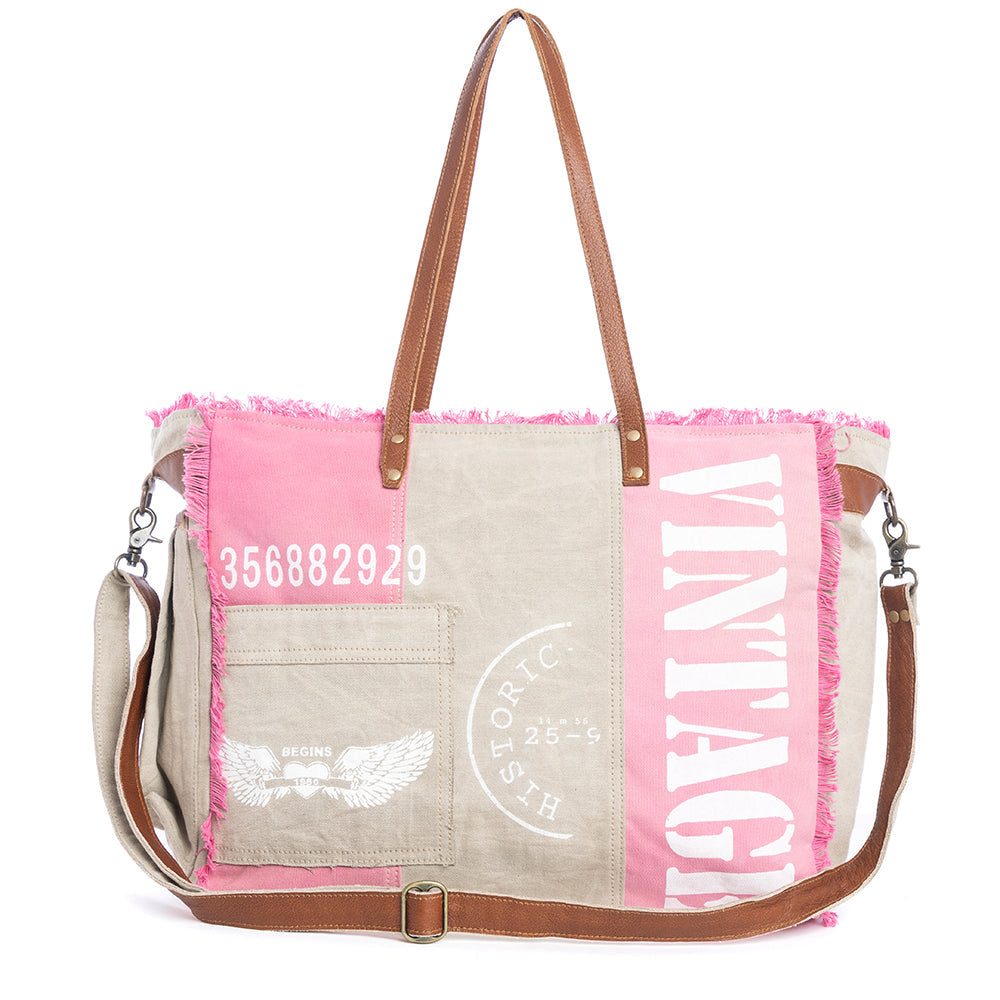 Myra Queen Creek Pink Weekender Bag
