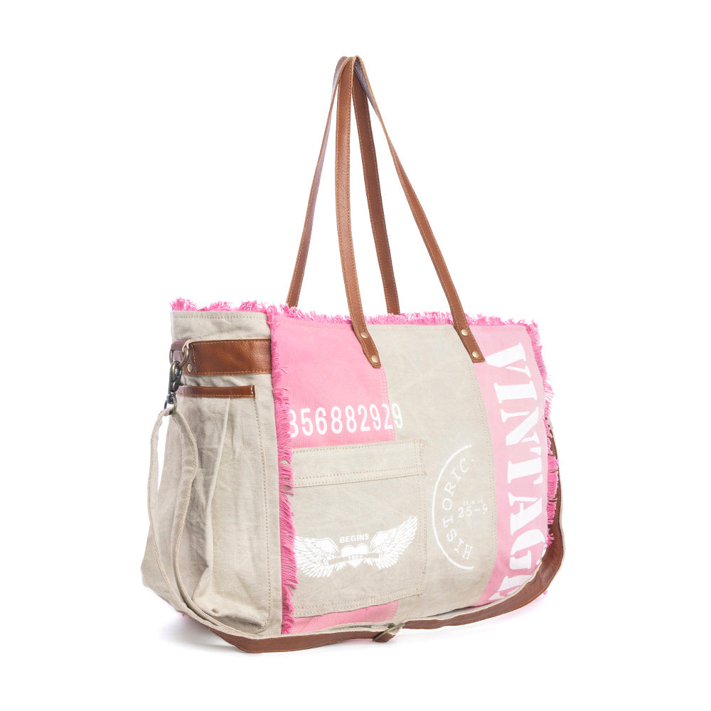 Myra Queen Creek Pink Weekender Bag