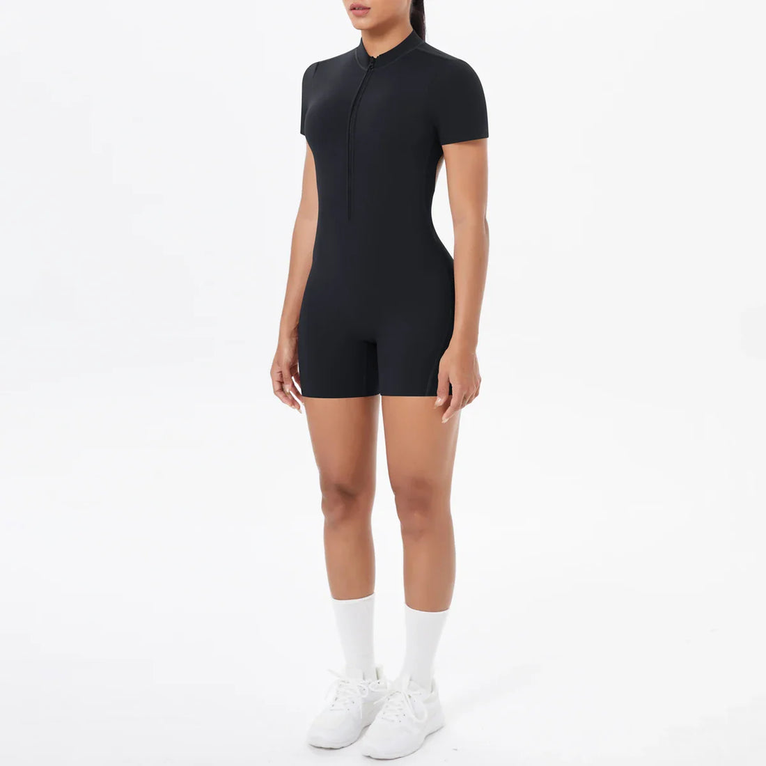FlexiFit Backless Zip Jumpsuit – Women’s Yoga Wear