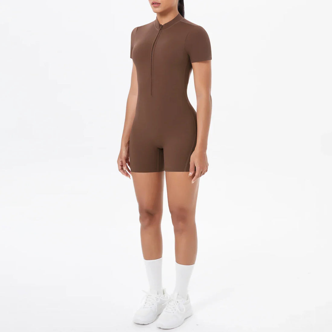 FlexiFit Backless Zip Jumpsuit – Women’s Yoga Wear