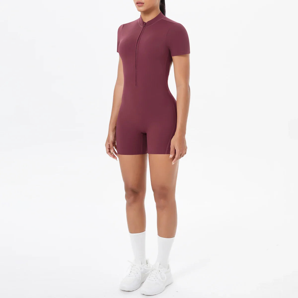 FlexiFit Backless Zip Jumpsuit – Women’s Yoga Wear