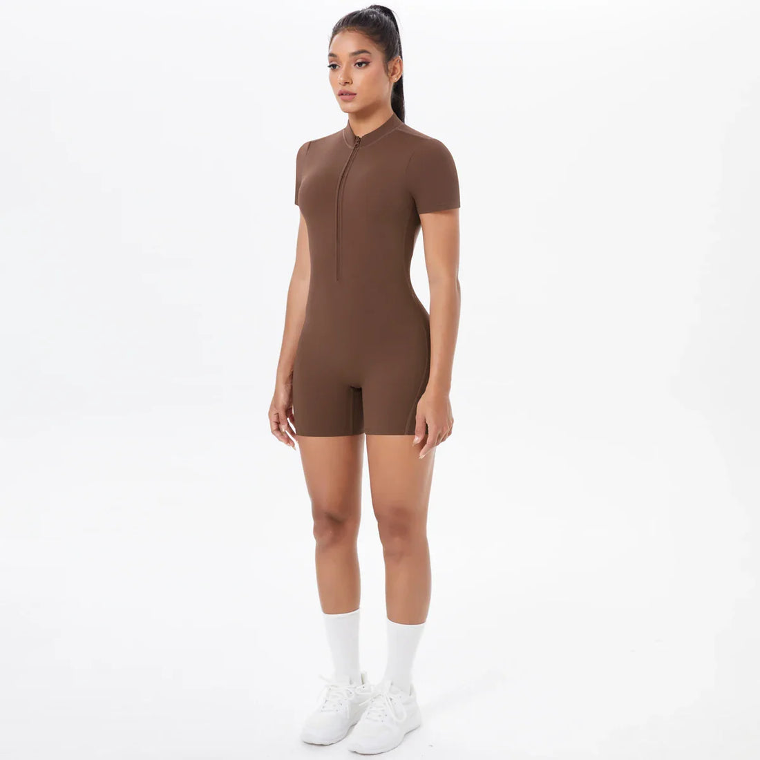 FlexiFit Backless Zip Jumpsuit – Women’s Yoga Wear