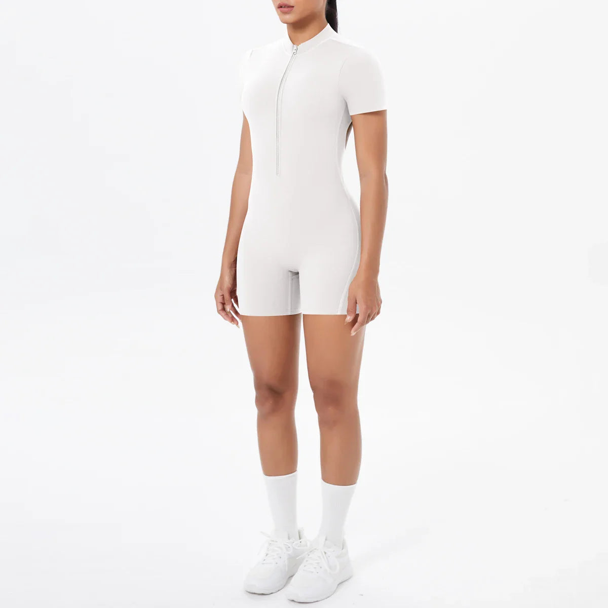 FlexiFit Backless Zip Jumpsuit – Women’s Yoga Wear