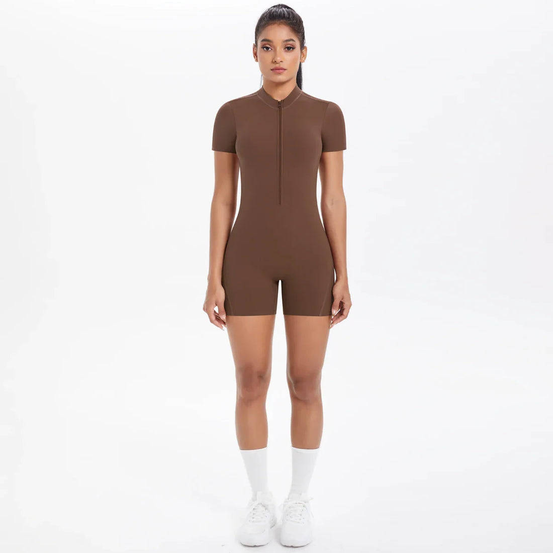FlexiFit Backless Zip Jumpsuit – Women’s Yoga Wear