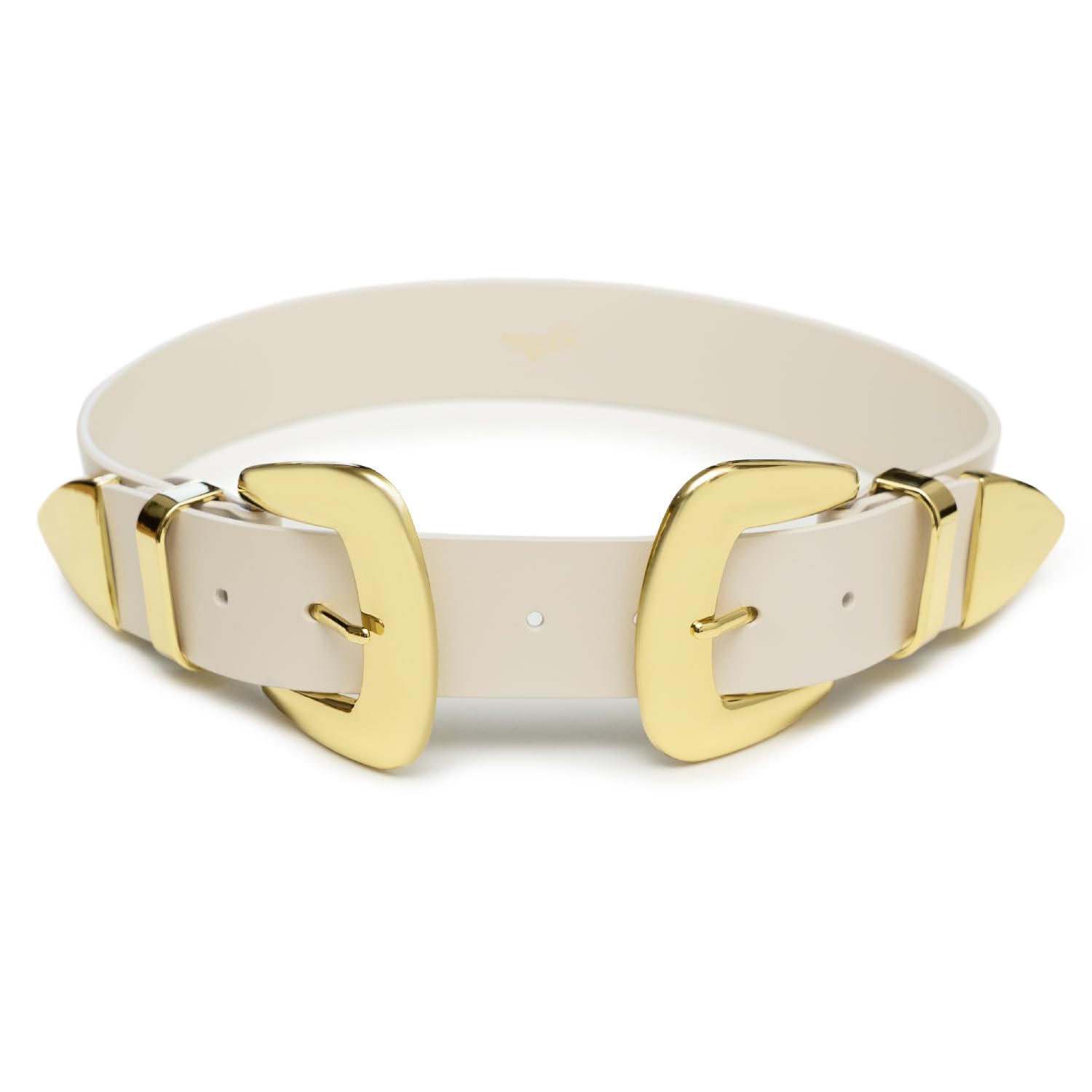Double Buckle Western Belt – Women’s Fashion