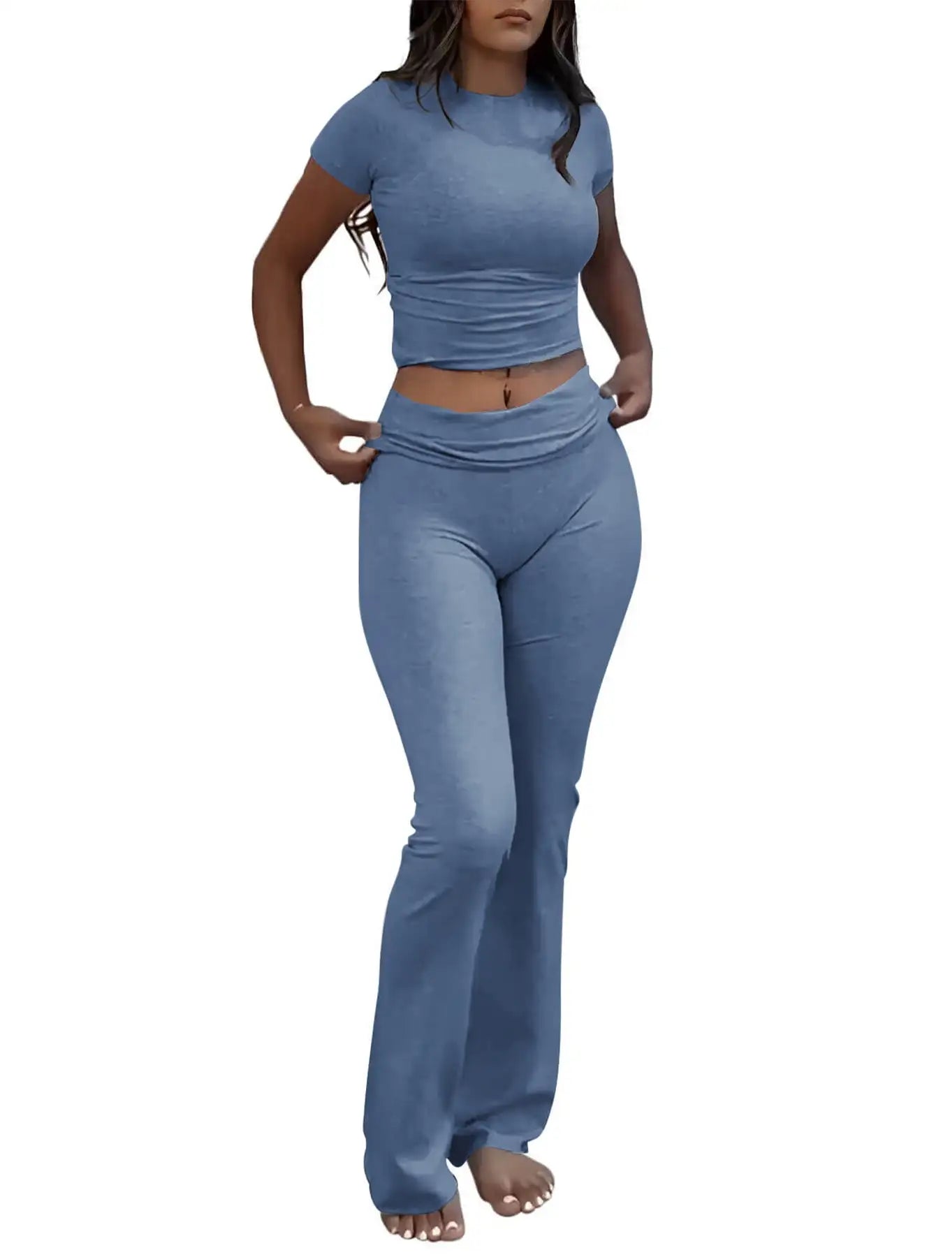 Women’s Casual Slim Fit Two-Piece Set