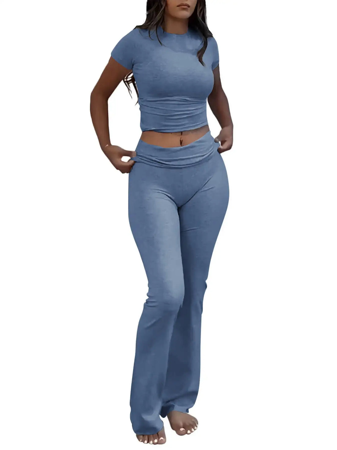 Women’s Casual Slim Fit Two-Piece Set