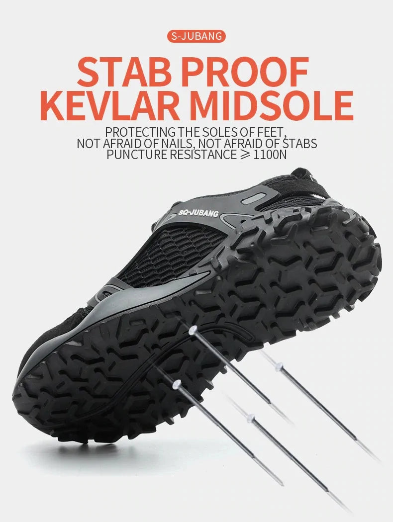Breathable Anti-Collision Safety Shoes
